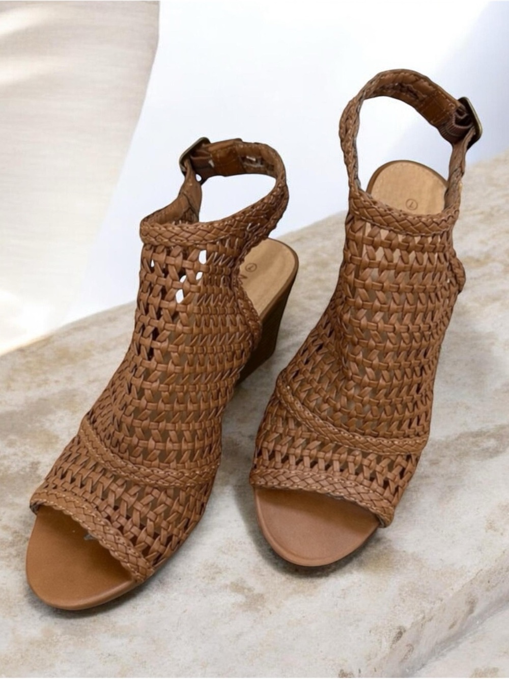 Woven Wedge Sandals